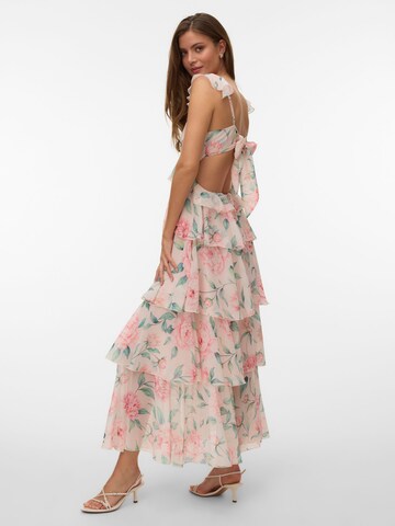 VERO MODA Jurk 'VMSafina' in Beige