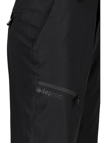 Slimfit Pantaloni per outdoor 'Trekkingshorts Kentville MEN Bermuda Outdoorhose Funktionshose Shorts' di deproc in nero