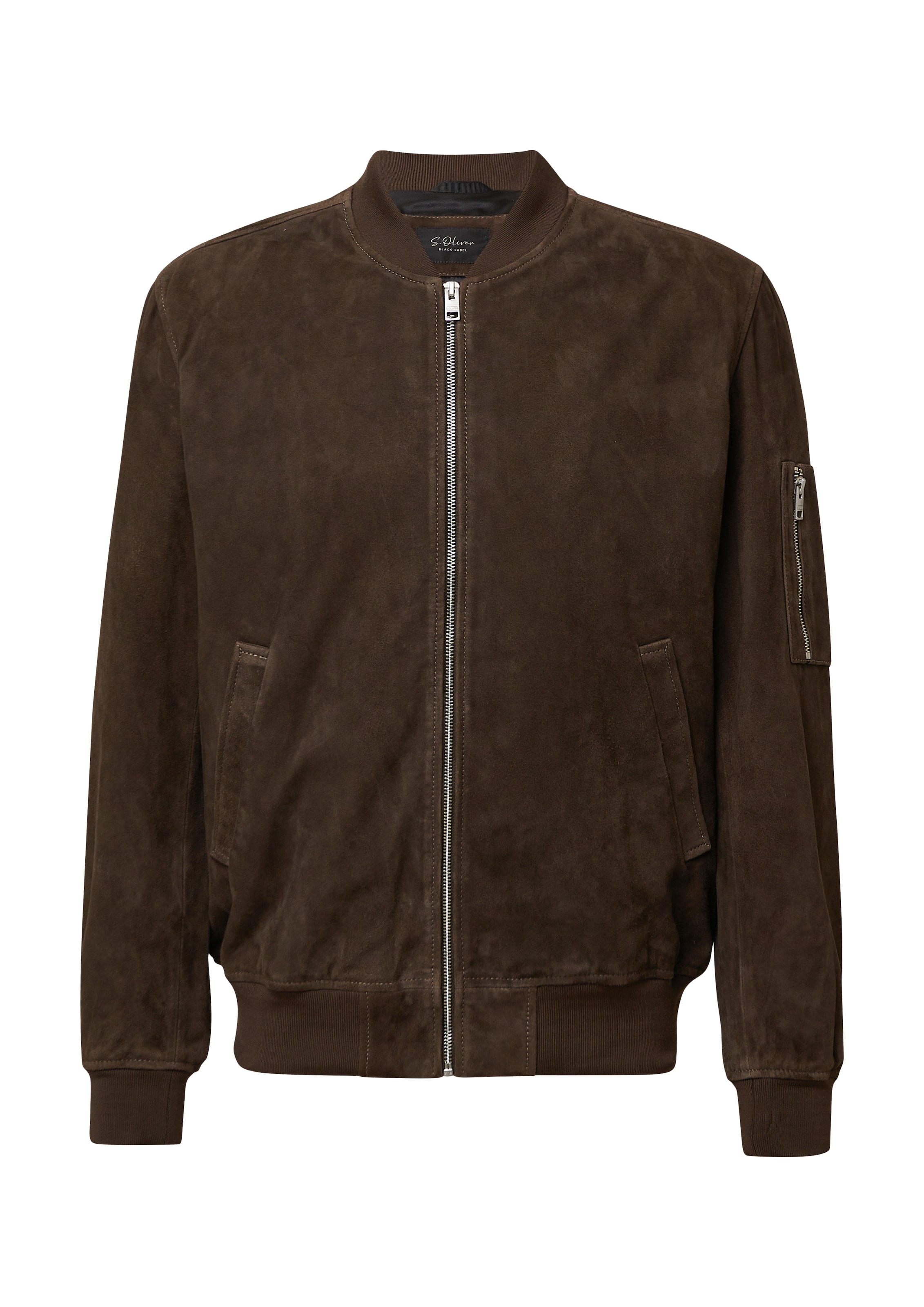 s.Oliver BLACK LABEL Tussenjas in Bruin: voorkant