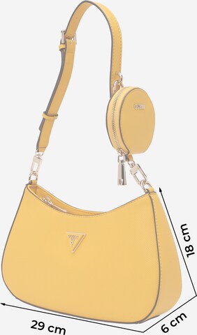 GUESS - Mala de ombro 'ALEXIE' em amarelo