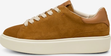 Baskets basses Marc O'Polo en marron : devant
