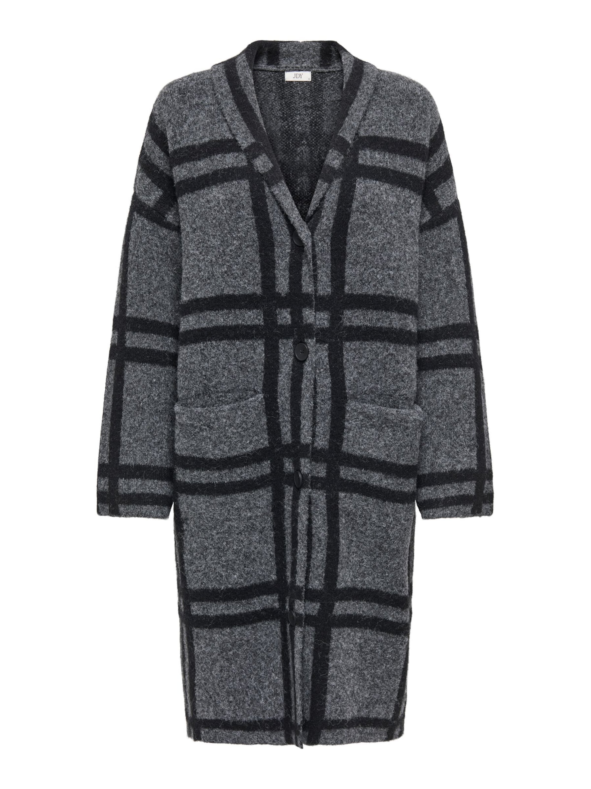 JDY Cardigan 'JDYLydia' i S i antracit / sort, Produktvisning
