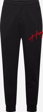 HUGO Trousers 'Drog' in Black: front