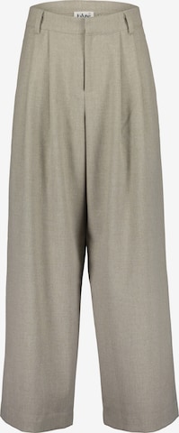 BLUE SEVENWide Leg/ Široke nogavice Hlače s naborima - bež boja: prednji dio