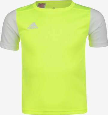 T-Shirt fonctionnel 'Estro 19' ADIDAS PERFORMANCE en jaune : devant