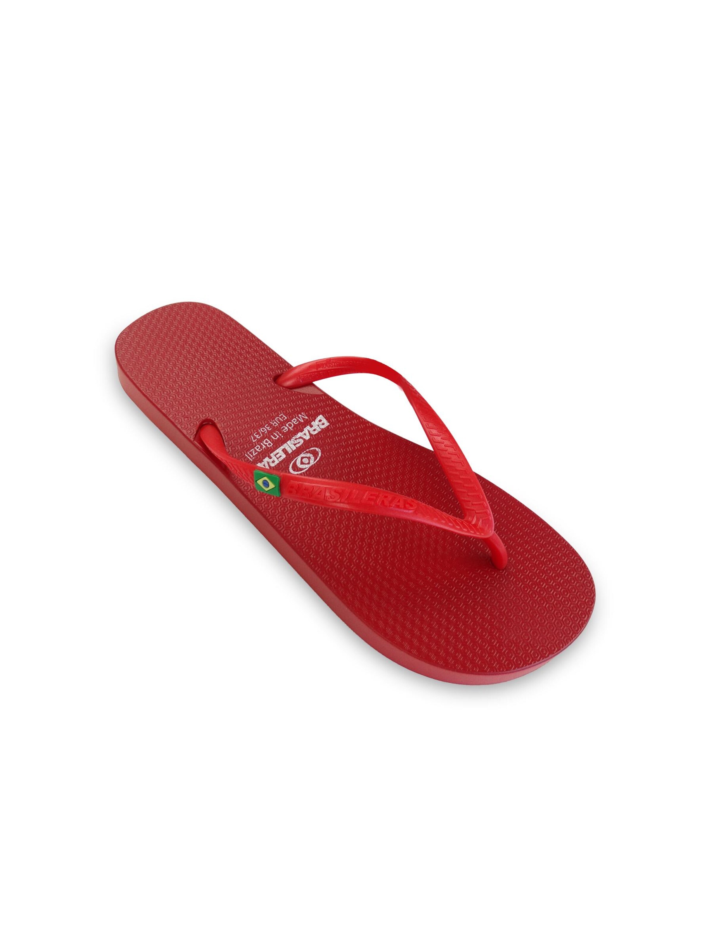 Brasileras - Sapato de praia/banho 'Classic Pearl W' em vermelho: frente