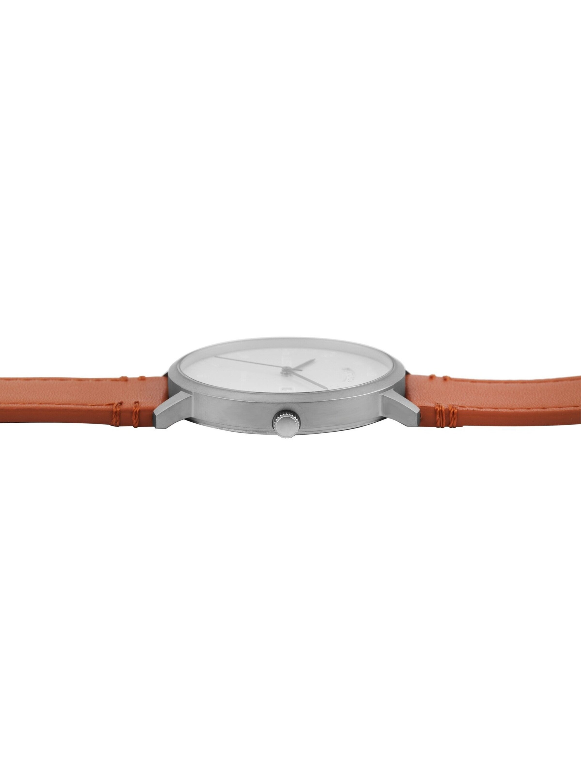 JUST Analog Watch 'Fanis, Datumsanzeige' in Brown