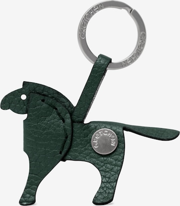 Gretchen Schlüsselanhänger 'Pony' in Grün: Vorderseite