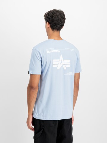 ALPHA INDUSTRIES Shirt in Blue: front