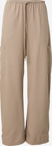 Wide leg Pantaloni cargo 'Adisa' di WEEKDAY in marrone: frontale