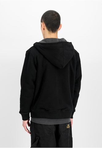 Veste de survêtement ALPHA INDUSTRIES en noir