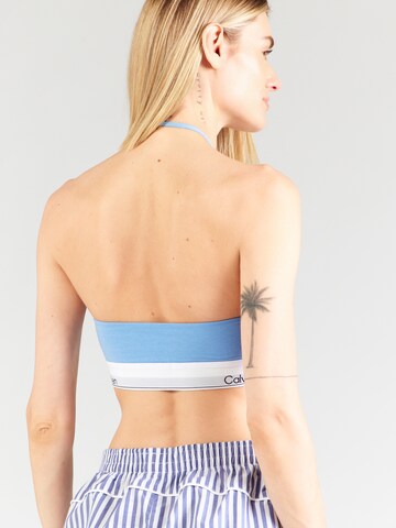 Calvin Klein Underwear Rinnahoidja 'Unlined Bralette', värv sinine