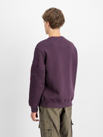 ALPHA INDUSTRIES Μπλούζα φούτερ σε λιλά