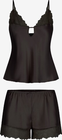 LingaDore Pajama in Black: front