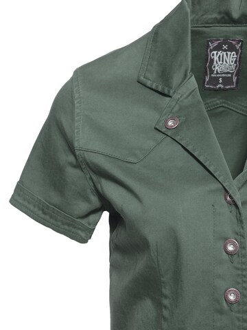 Queen Kerosin Dress in Green