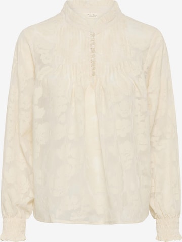 Chemisier 'ZayanPW' Part Two en blanc : devant