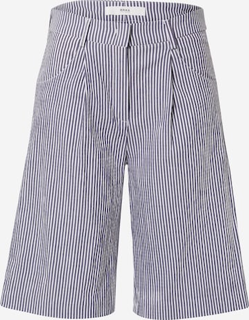 BRAX Regular Trousers with creases 'Mia' in Blue: front