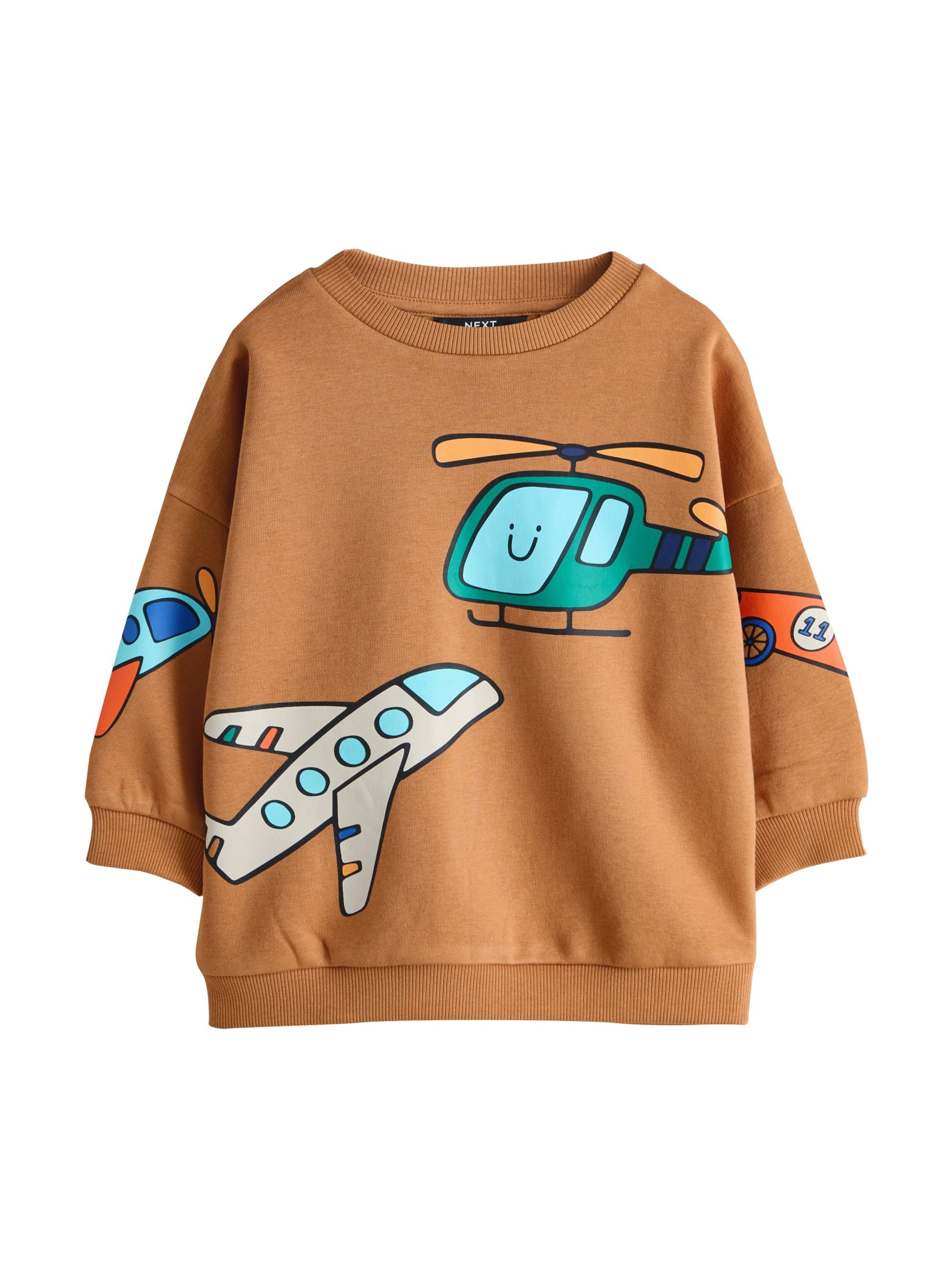 Next - Sudadera en marrón: frente