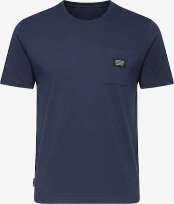 Ombre Shirt in Blauw: voorkant