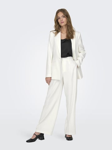 ONLY Loose fit Pleated Pants 'ELLY' in White
