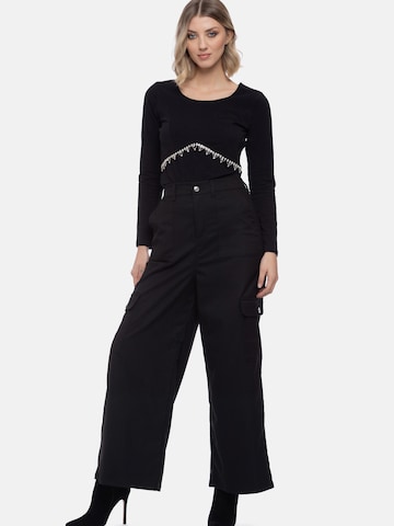 Camomilla Wide leg Traditional pants 'PADLY' in Black