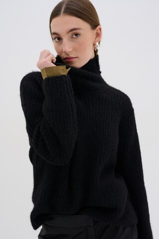 My Essential Wardrobe Sweater 'Meena' in Black: front