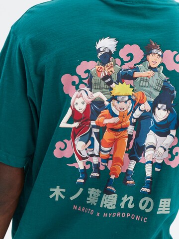 hydroponic - Camiseta 'Hydroponic x Naruto Group Graphic T-Shirt' en azul
