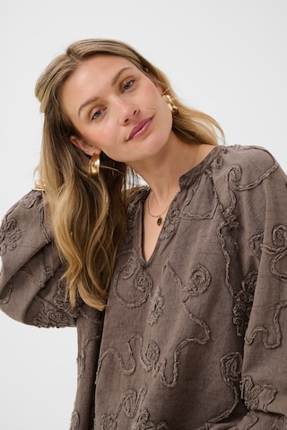 Cream - Blusa 'CRGemmi' em castanho