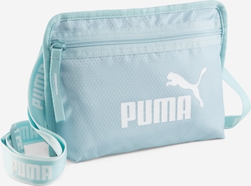 PUMA - Mala de ombro 'Core Base' em azul: frente