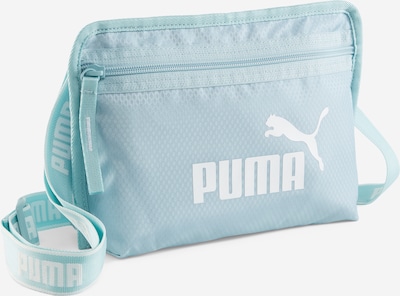 PUMA Skuldertaske 'Core Base' i pastelblå / hvid, Produktvisning