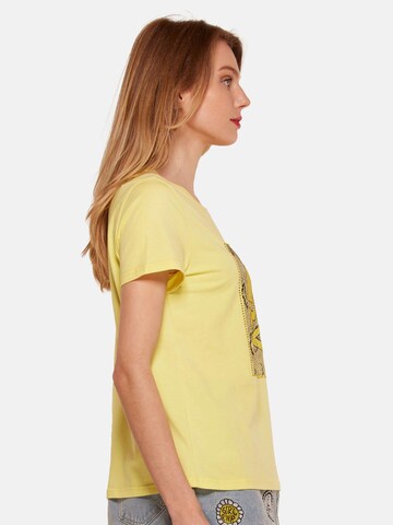 TOOche Shirt 'Totenkopf' in Yellow