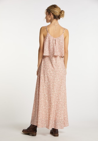 rožinė DreiMaster Vintage Vasarinė suknelė 'Zitha'