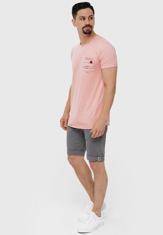 INDICODE JEANS Regular Trousers 'Villeurbanne' in Grey
