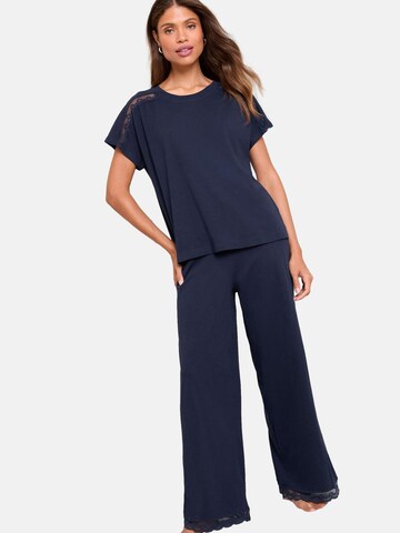 Lipsy Pyžamo – modrá: přední strana