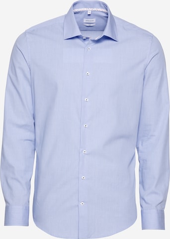 Coupe slim Chemise business SEIDENSTICKER en bleu : devant