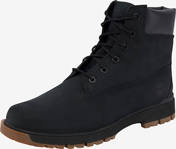 TIMBERLAND Schnürstiefelette in Schwarz: predná strana