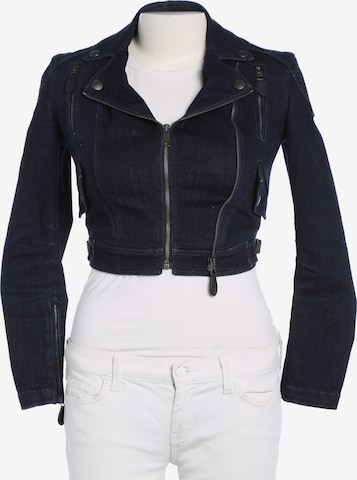 BURBERRY Übergangsjacke XS in Blau: Vorderseite