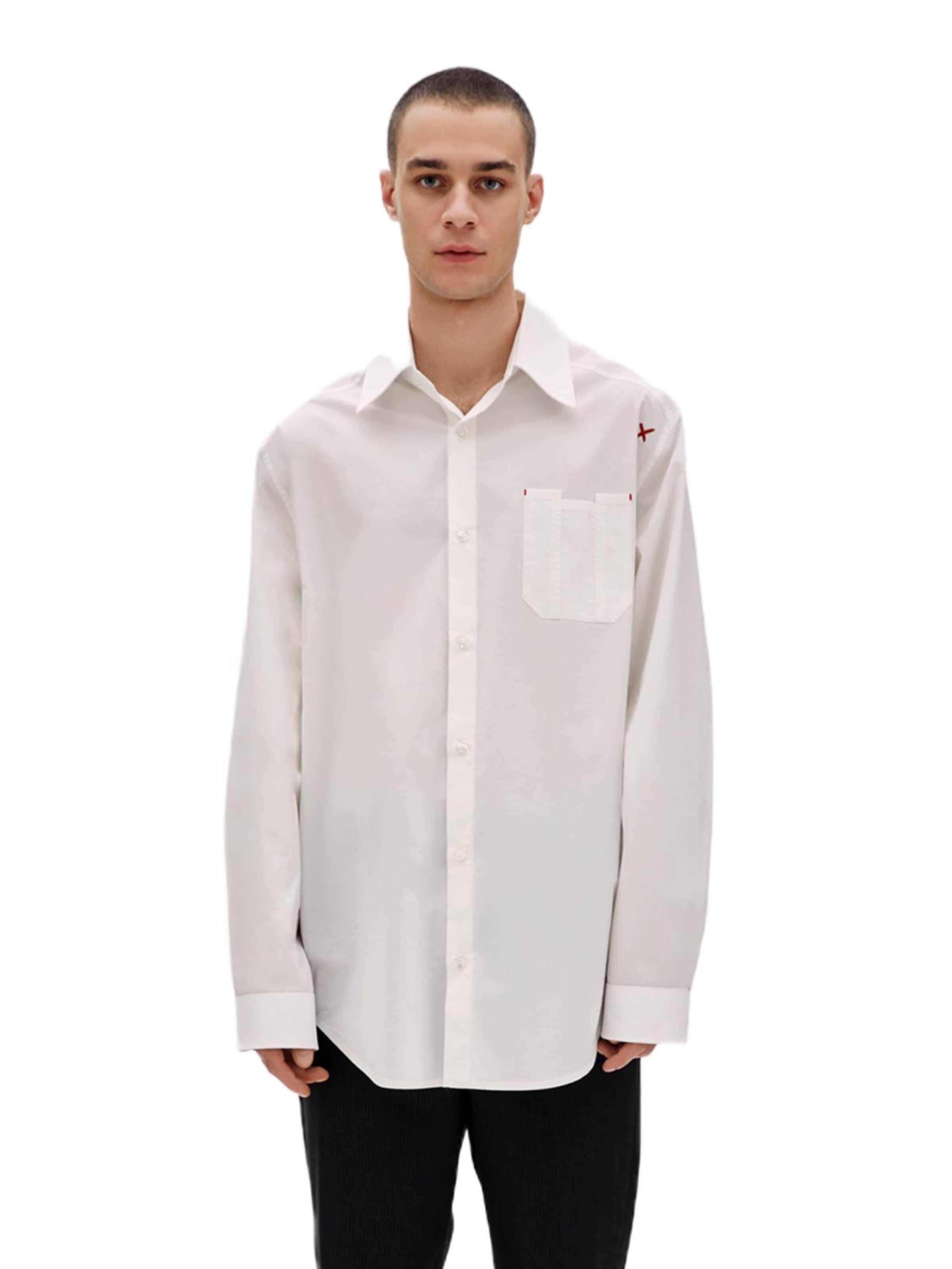 No Matter What Top in Silber: Vorderseite