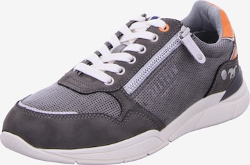 MUSTANG - Sapatilhas baixas em cinzento: frente