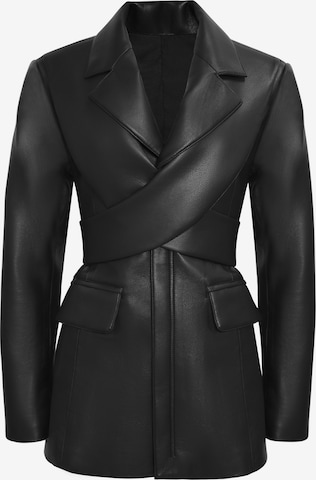 OW Collection Демисезонная куртка 'PARIS' в Черный: спереди