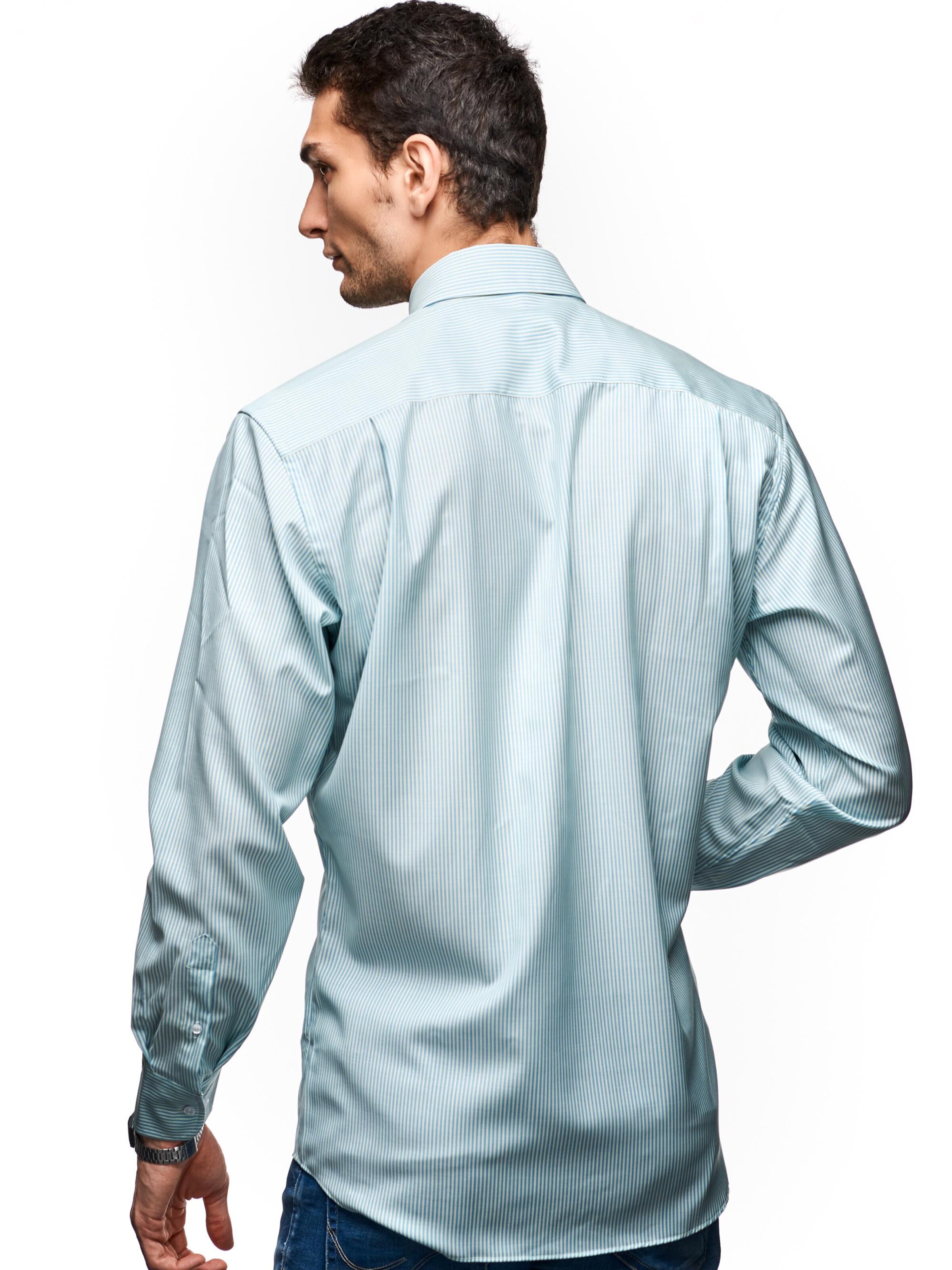 AlbumLeo Regular fit Overhemd in Blauw