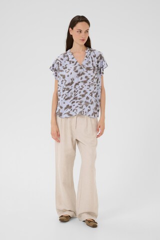 KAREN BY SIMONSEN Blouse 'Xyla' in Grey: front