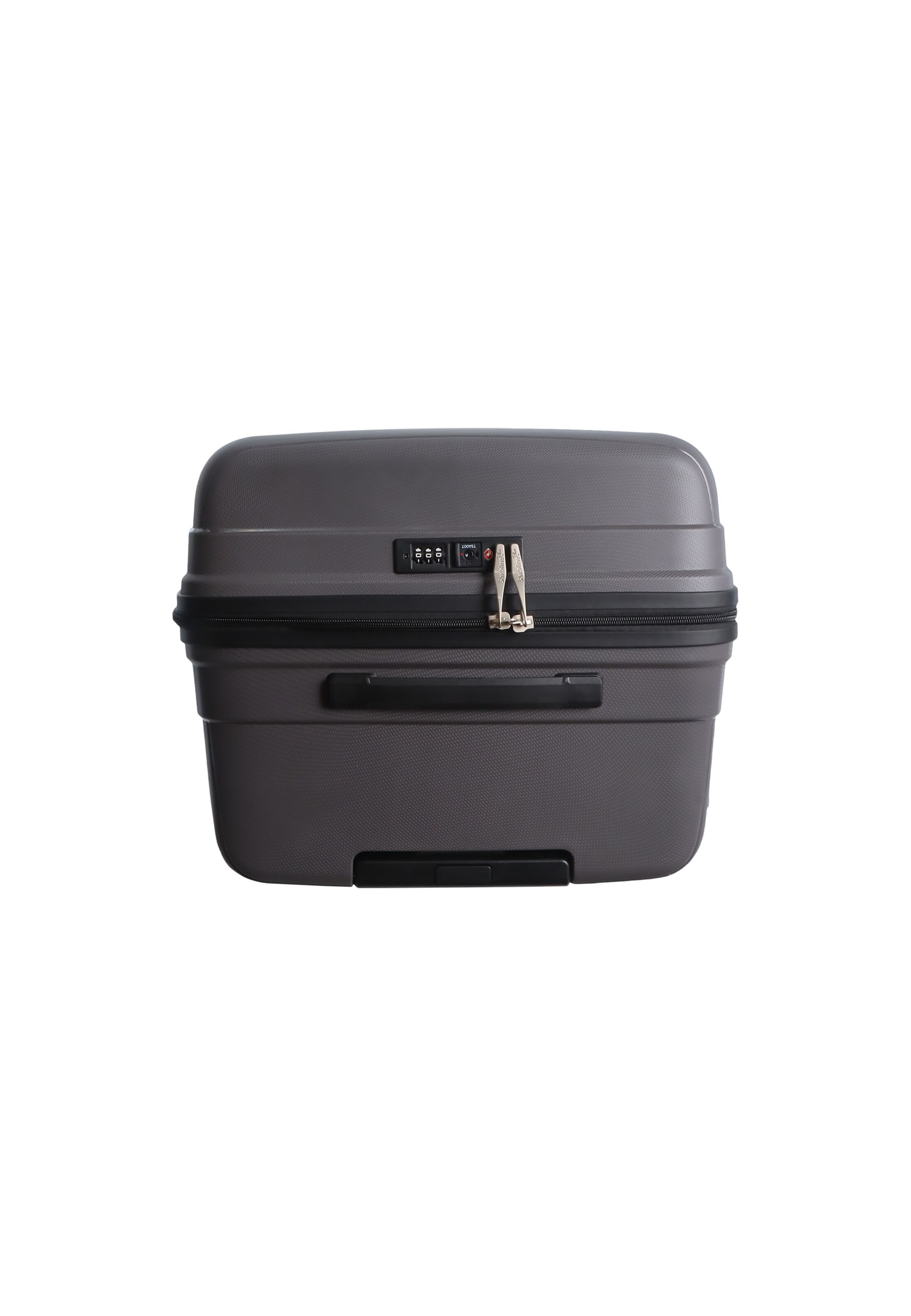 Saxoline Blue Suitcase 'Overly' in Grey