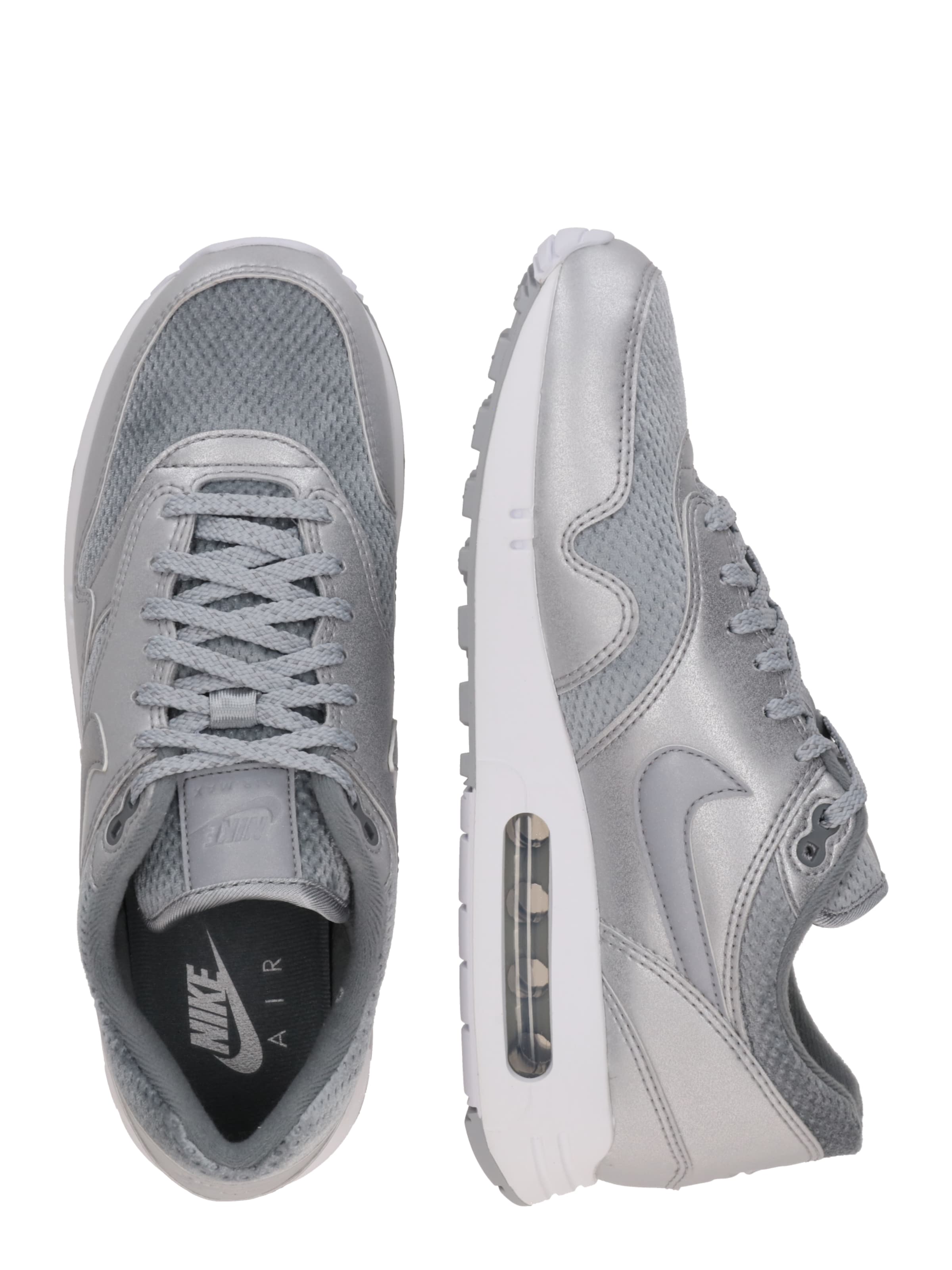 Nike Sportswear Platform trainers 'AIR MAX 1 '86' in Grey: side