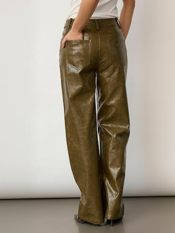 Regular Pantalon ' RichaCC ' co'couture en vert