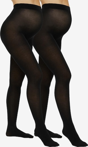 MAMALICIOUS Tights in Black: front