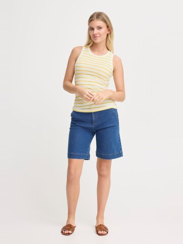 Fransa Top 'FRHizamond' in Yellow