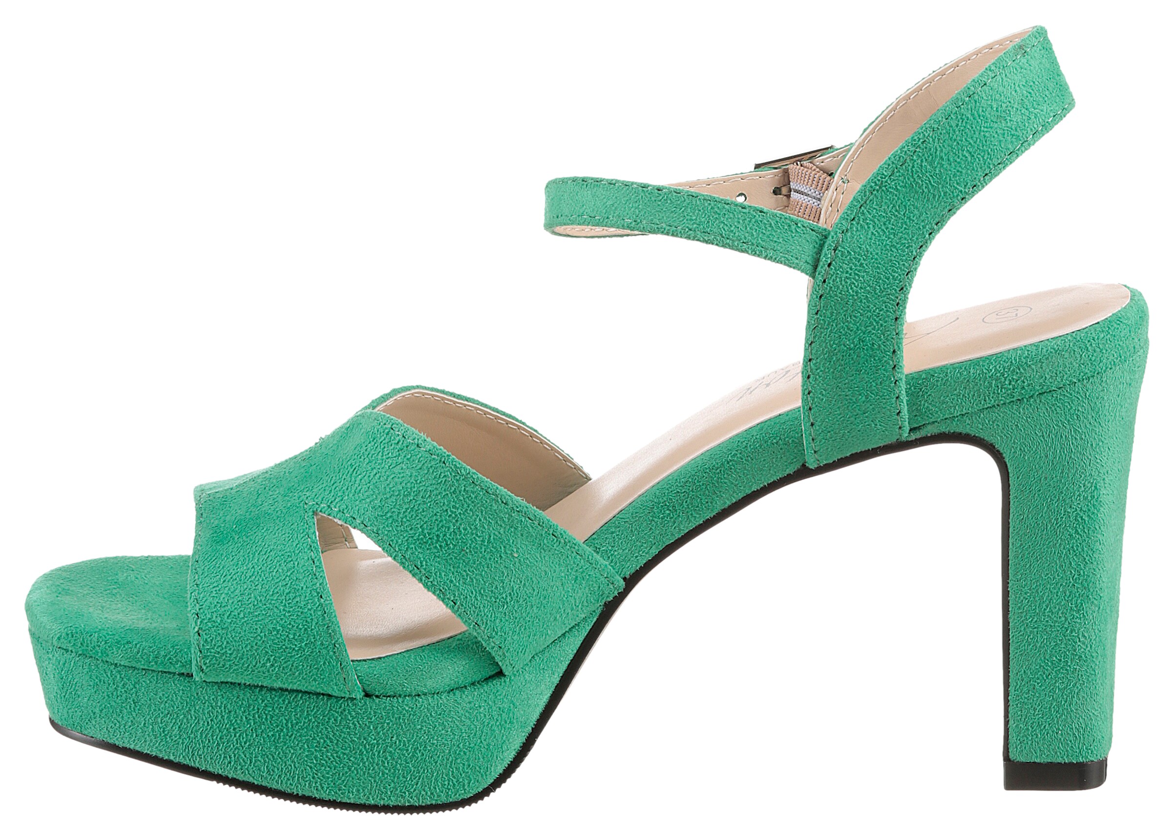 Aniston Sandale in Grün: Vorderseite