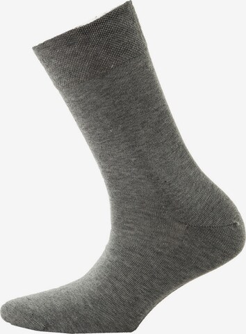 Hudson Socks in Grey: front