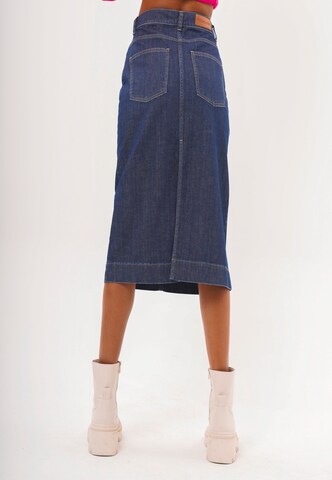 FRESHLIONS Jeansrock 'Moni' in Blau